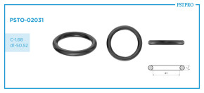 Кольцо резиновое PSTO-02031 C-1,68 d1-50,52