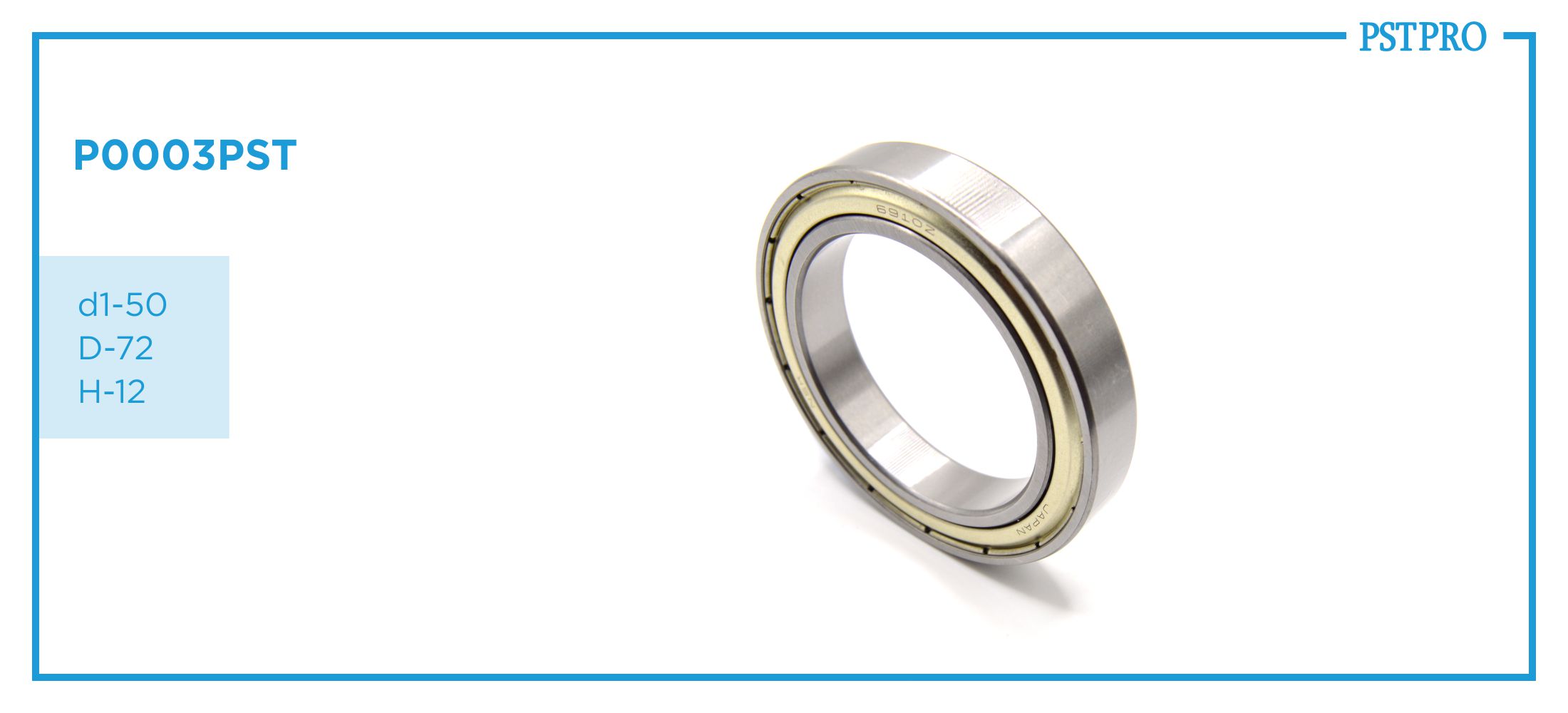 Подшипник рулевой рейки с ЭУР Lexus GS 30/35/43/460 2005-2011 d1-50 D-72 H-12