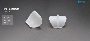 Фолье-вставки бокового поджима с круглым поджимом d1-24 D-25.5 H-17 Тип: 3C