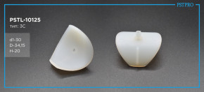 Фолье-вставки бокового поджима с круглым поджимом d1-30 D-34,15 H-20 Тип: 3C