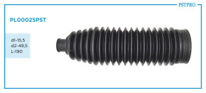 Пыльник рулевой рейки PL00025PST VW Golf VI, VW Golf VII, VW Jetta d1-15,5 d2-49,5 L-190