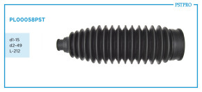 Пыльник рулевой рейки PL00058PST Nissan Almera Classic левый, Nissan Almera N16 d1-15 d2-49 L-212