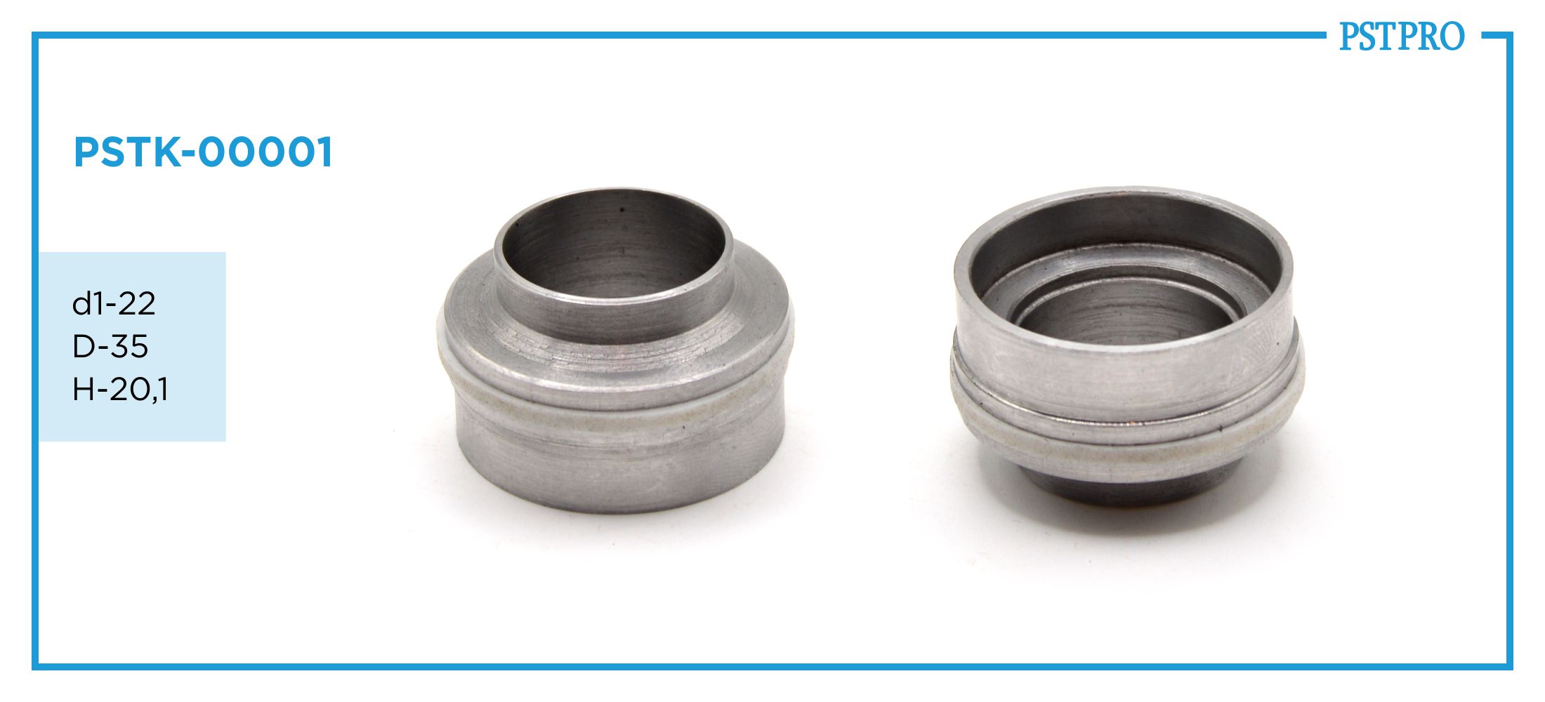 Поршень штока рулевой рейки с ГУР Ford Fusion 2002-, Mazda 2 2003-2007 d1-22 D-35 H-20,1