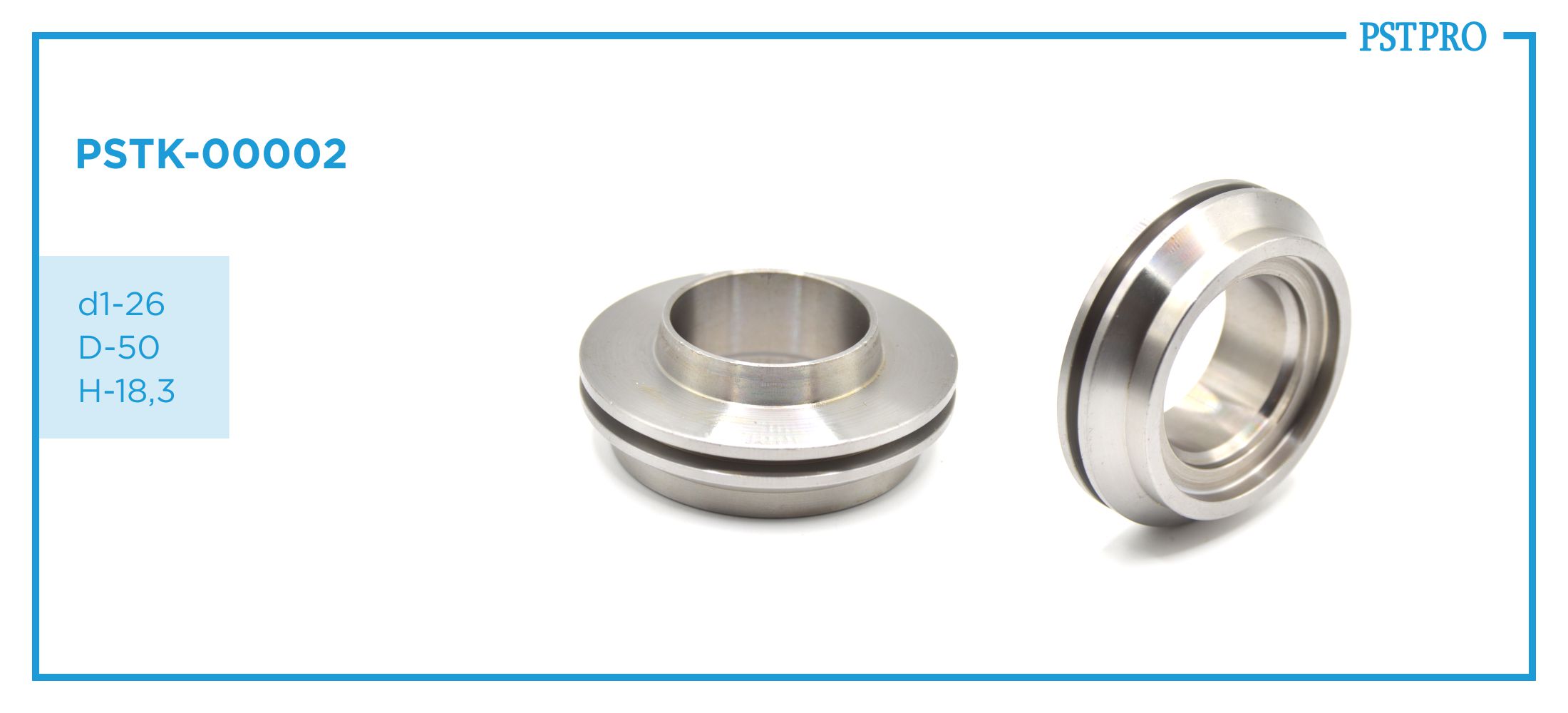 Поршень штока рулевой рейки с ГУР Mercedes Vito / Mixto W639 2003- d1-26 D-50 H-18,3