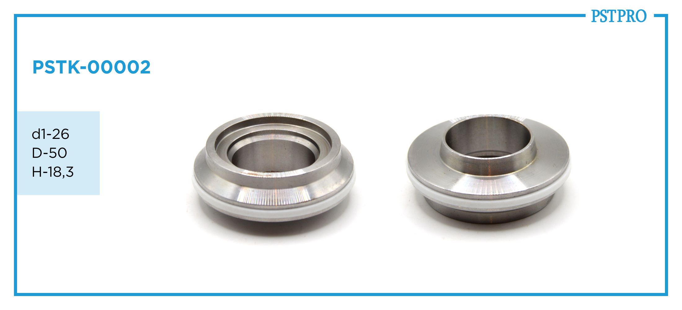 Поршень штока рулевой рейки с ГУР Mercedes Vito / Mixto W639 2003- d1-26 D-50 H-18,3