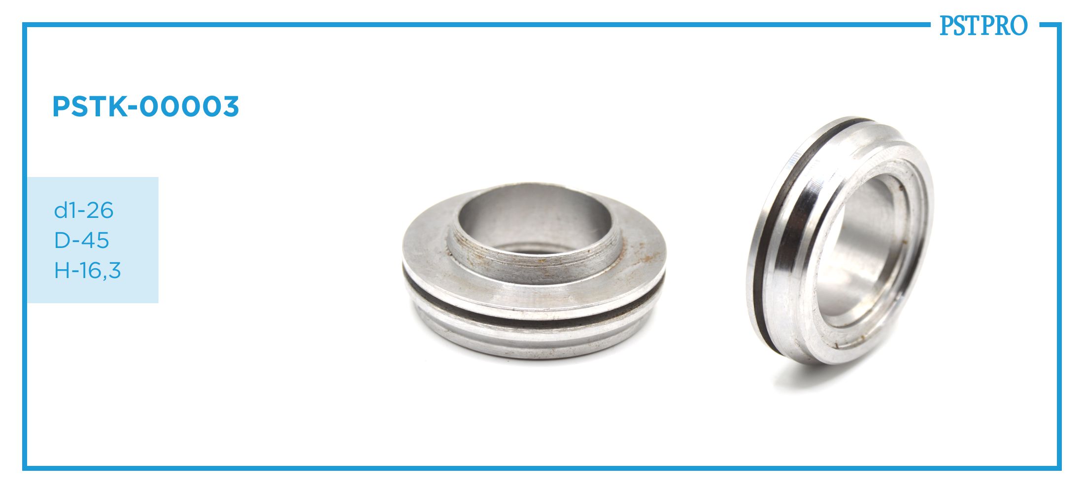 Поршень штока рулевой рейки с ГУР Mercedes E W211 / S211 2002-2009 d1-26 D-45 H-16,3