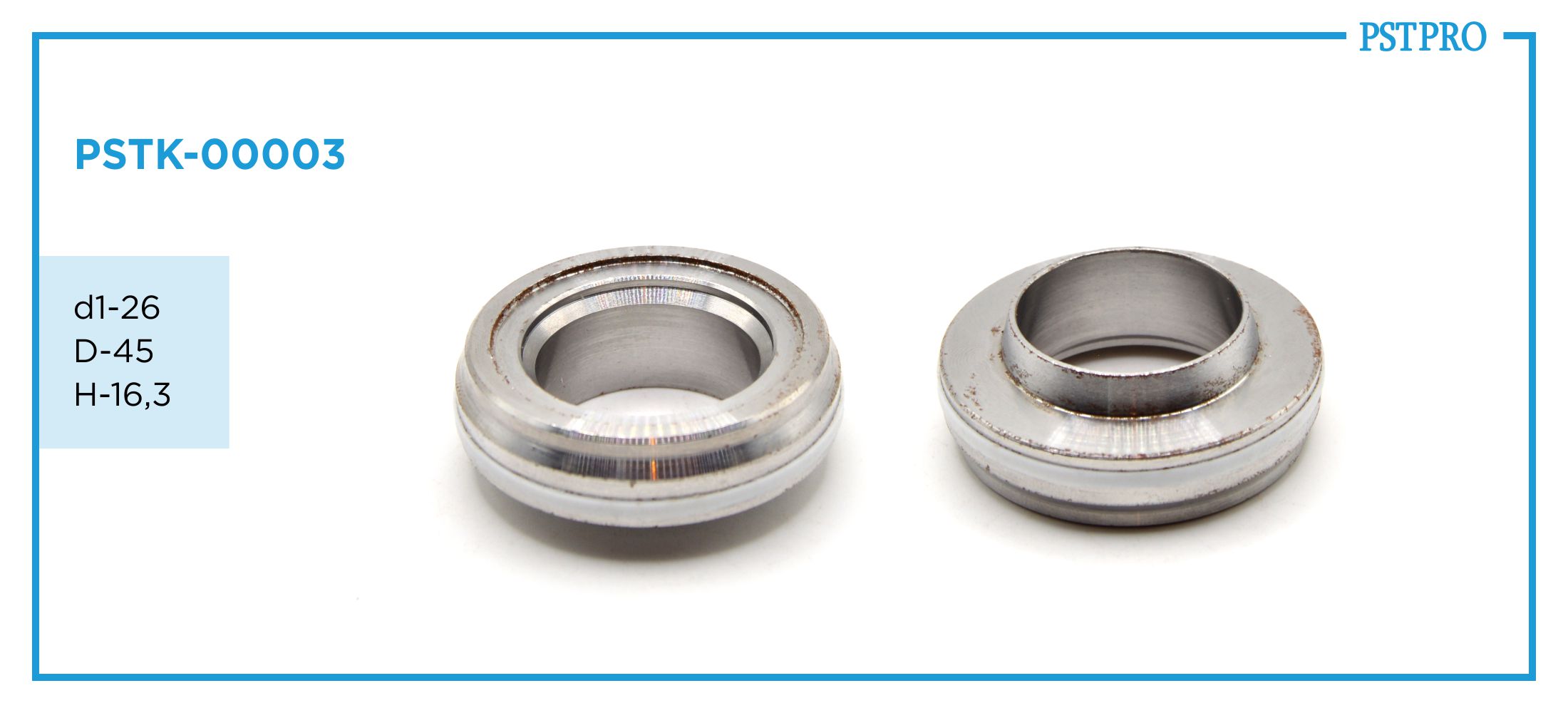 Поршень штока рулевой рейки с ГУР Mercedes E W211 / S211 2002-2009 d1-26 D-45 H-16,3