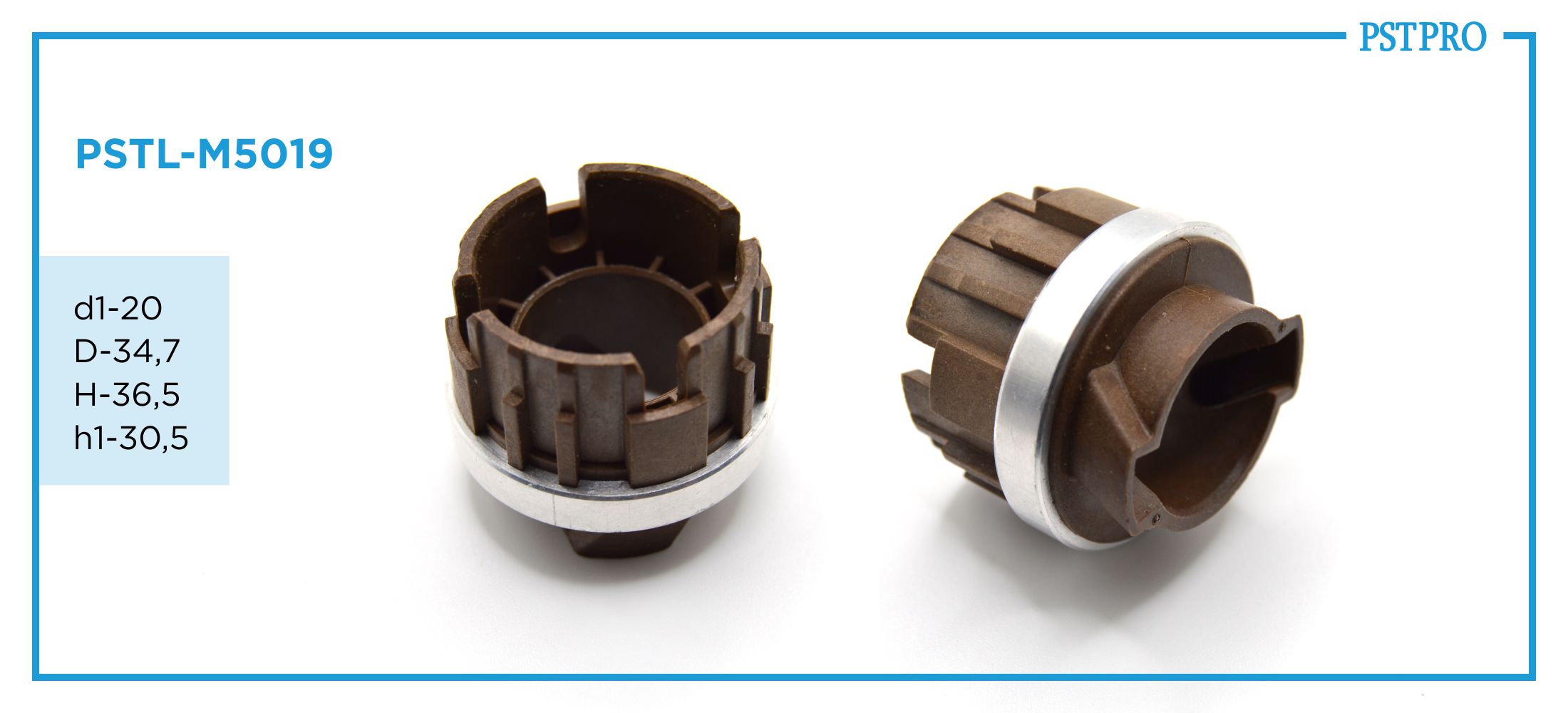 Втулка электрической рулевой рейки PSTL-M5019 d1-20 D-34,7 H-36,5 h1-30,5