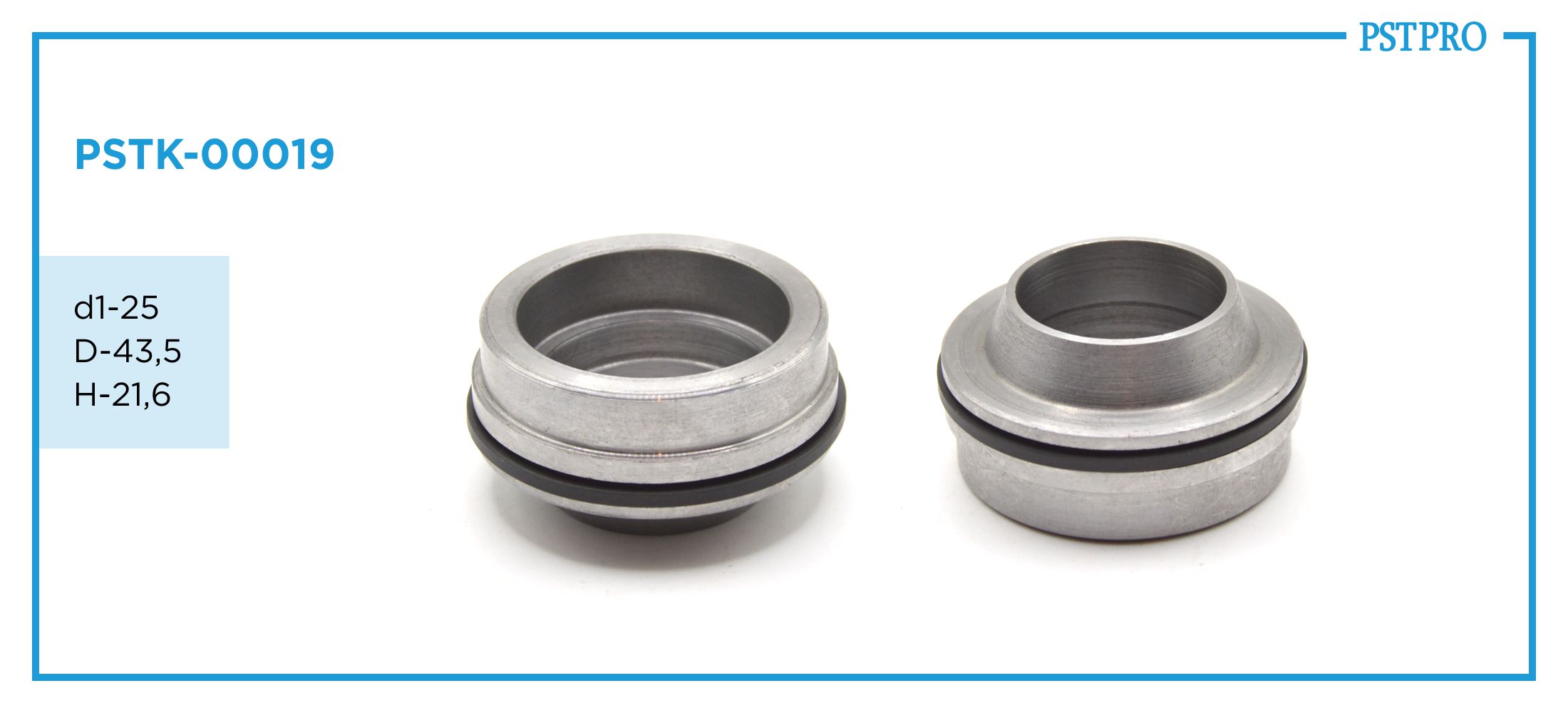 Поршень штока рулевой рейки с ГУР Cadillac SRX 2004-2009, Cadillac STS 2005- d1-25 D-43,5 H-21,6