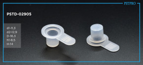 Заглушка коническая PSTD-02905 d1-11,3 d2-12,9 D-16,3 h1-8,5 H-14