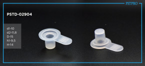 Заглушка коническая PSTD-02904 d1-10 d2-11,8 D-15 h1-9,5 H-14
