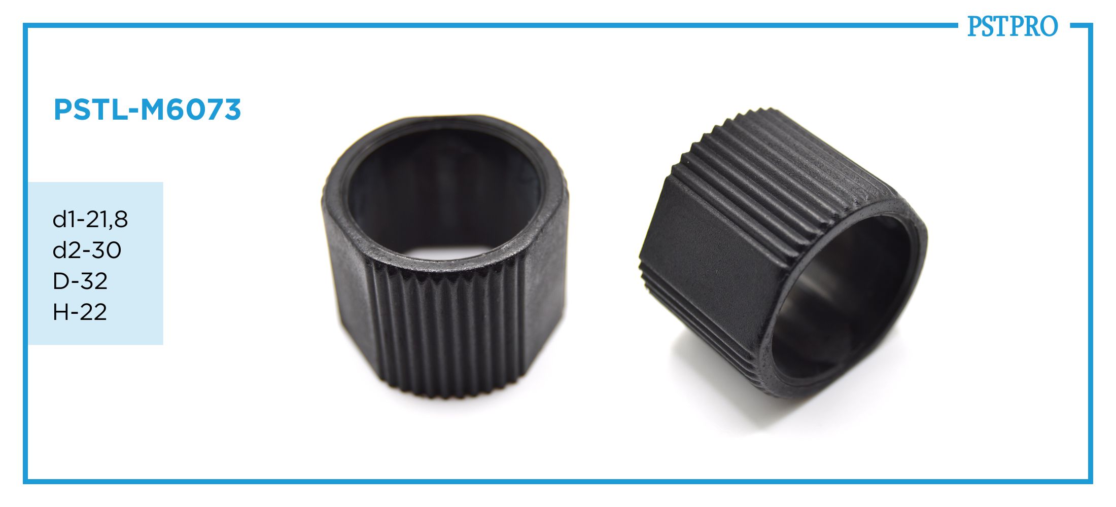 Втулка рулевой рейки PSTL-M6073 OPEL Agila, Suzuki Ignis II / Justy III / Wagon R+ d1-21,8 D-32 H-22