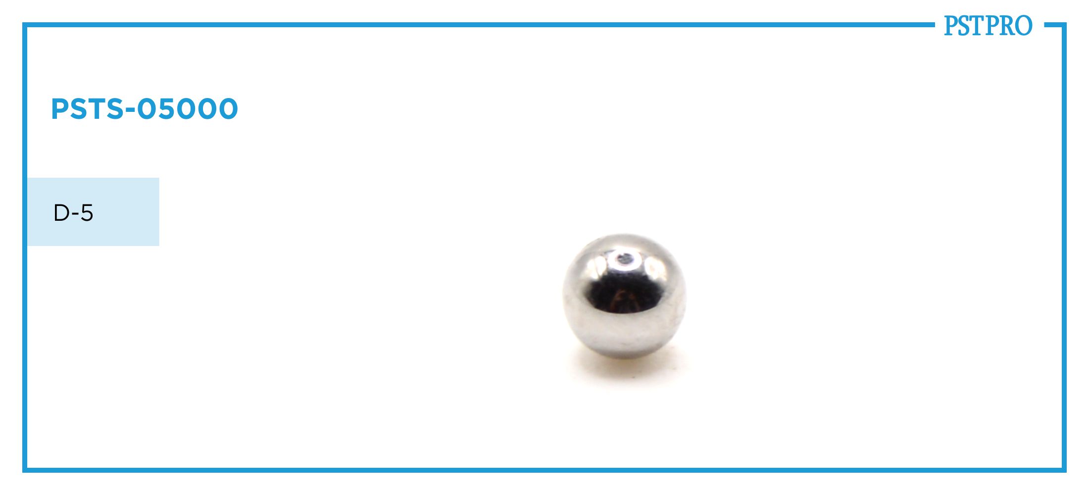 Стальной шар PSTS-05000 D-5,000