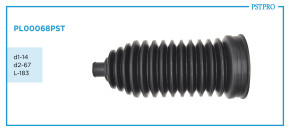 Пыльник рулевой рейки PL00068PST Mercedes S W221 / Coupe C216 2005- d1-14 d2-67 L-183