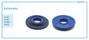 Сальник амортизатора PST03-602 BMW Z4 d1-18 D-46 h1-3,5 H-8,5