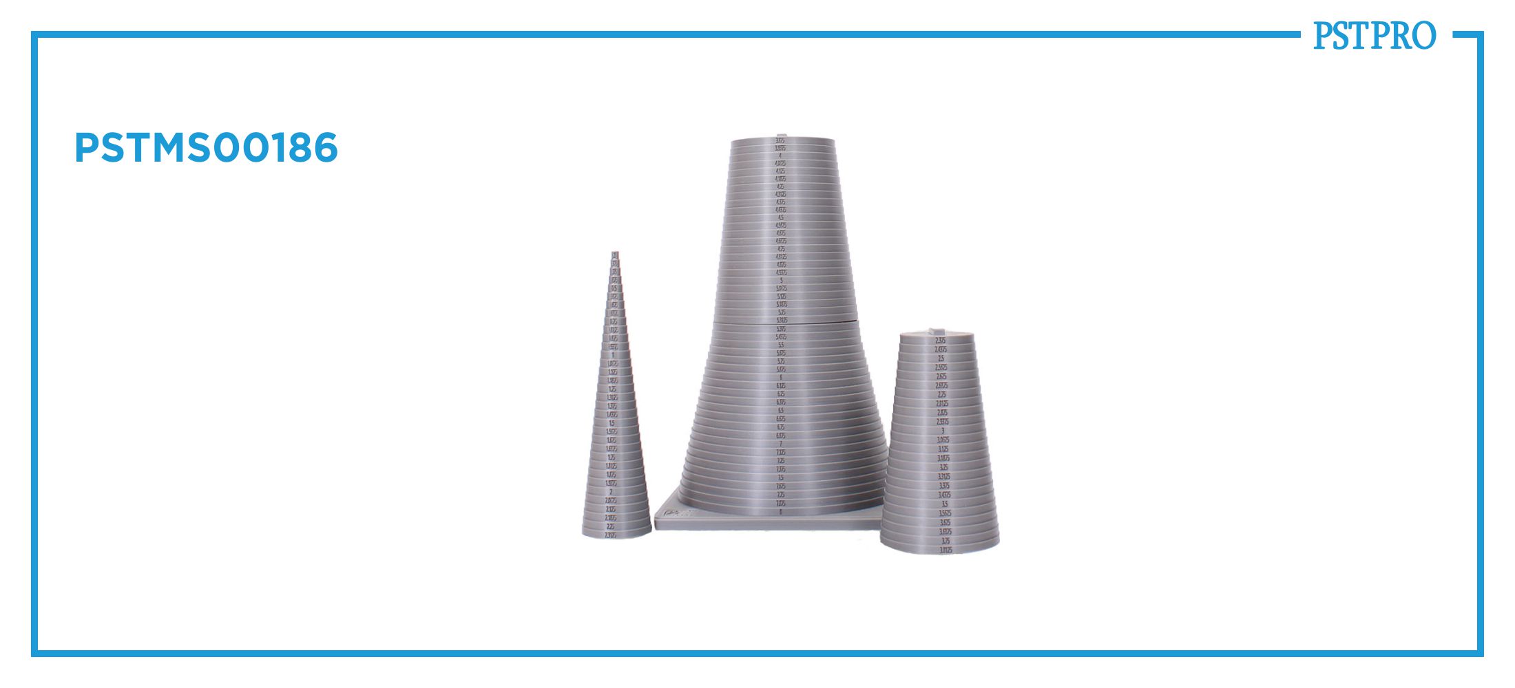 Инструмент для измерения резиновых колец калибратор 0,25-8 дюйм.