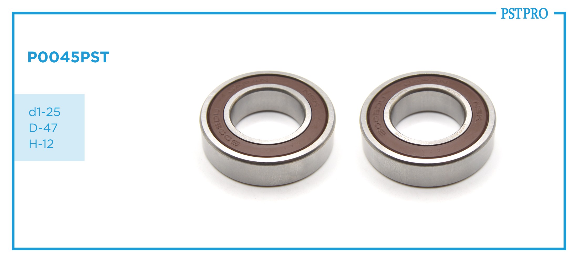 Подшипник опорный средний распределителя рулевой рейки Peugeot, Citroen d1-25 D-47 H-12