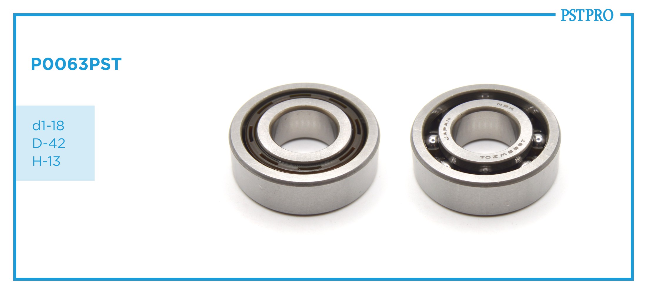 Подшипник опорный распределителя рулевой рейки Toyota RAV4 III 2005-2012 d1-18 D-42 H-13