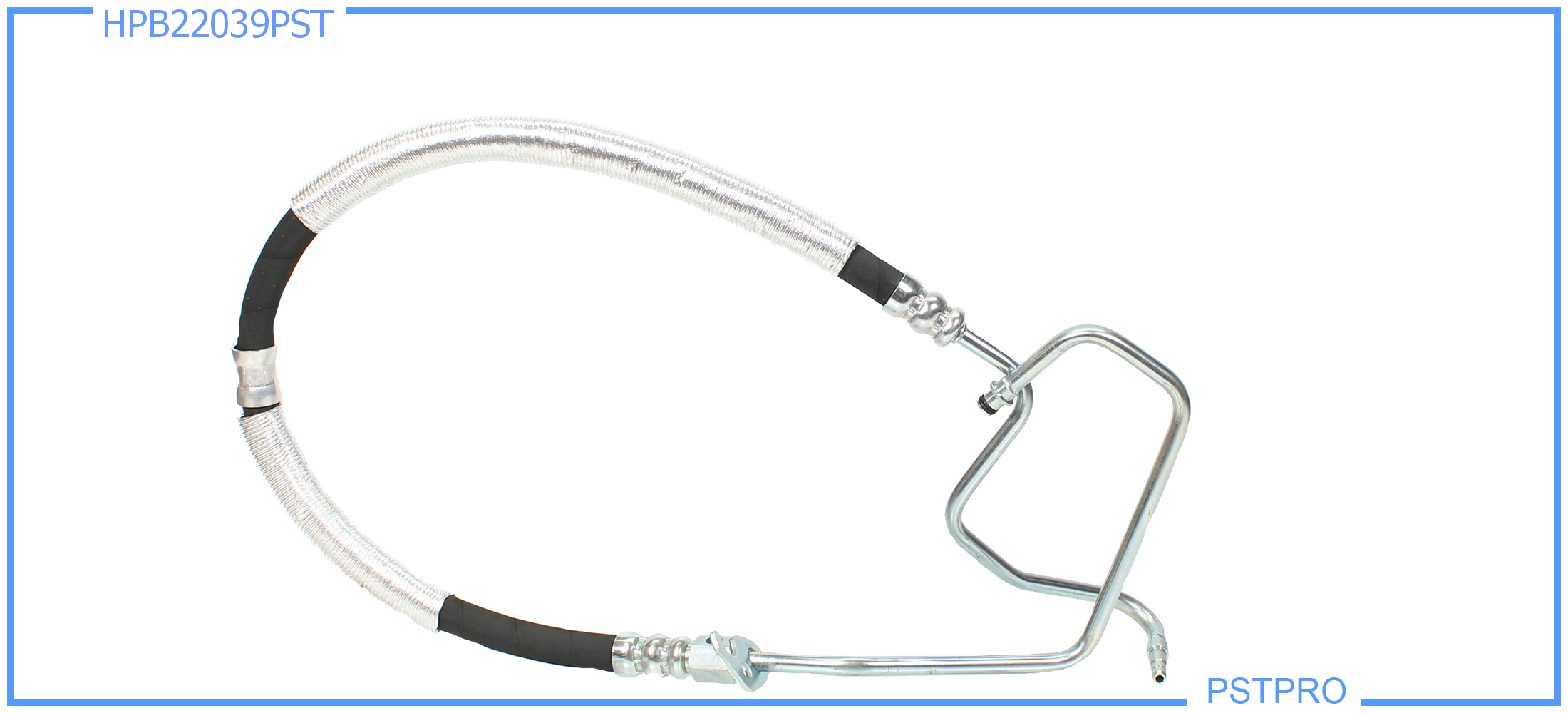 Напорный шланг от насоса к рейке Ford Fiesta 2001-2007, Ford Fusion 2002-