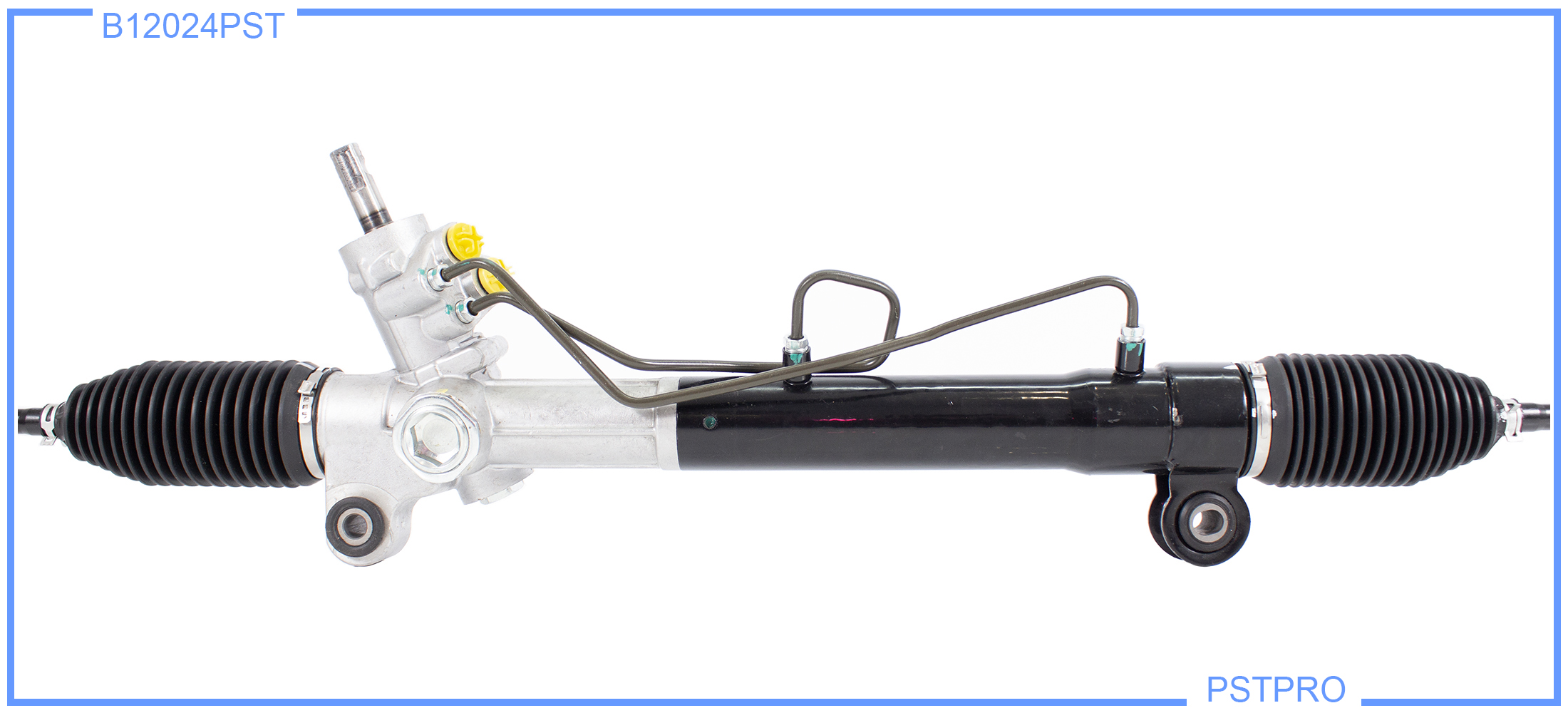 Гидравлическая рулевая рейка Chevrolet Captiva 2006-, Opel Antara 2006- без сервотроника, с вертикальным подводом трубок