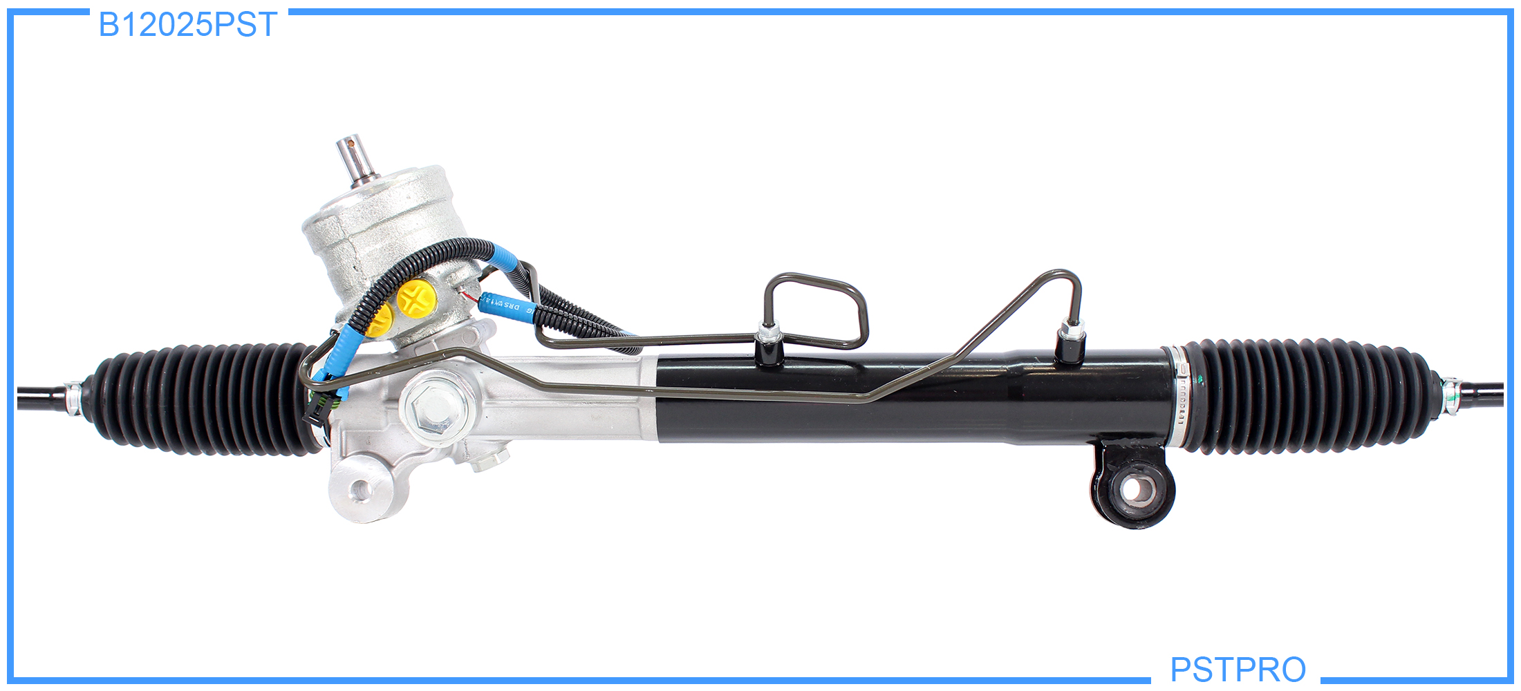 Гидравлическая рулевая рейка Chevrolet Captiva 2006-2012, OPEL Antara 2006-2012 c сервотроником, с вертикальным подводом трубок