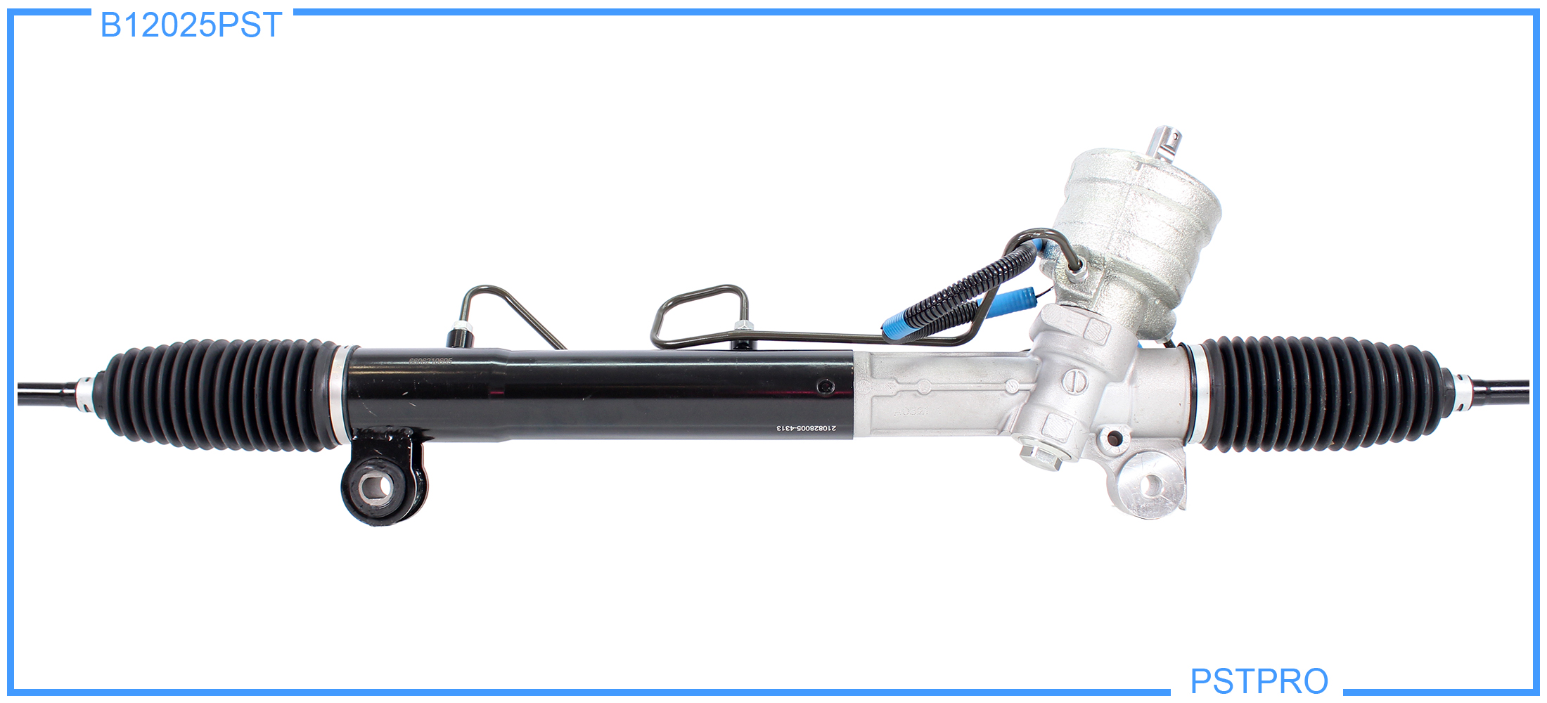 Гидравлическая рулевая рейка Chevrolet Captiva 2006-2012, OPEL Antara 2006-2012 c сервотроником, с вертикальным подводом трубок