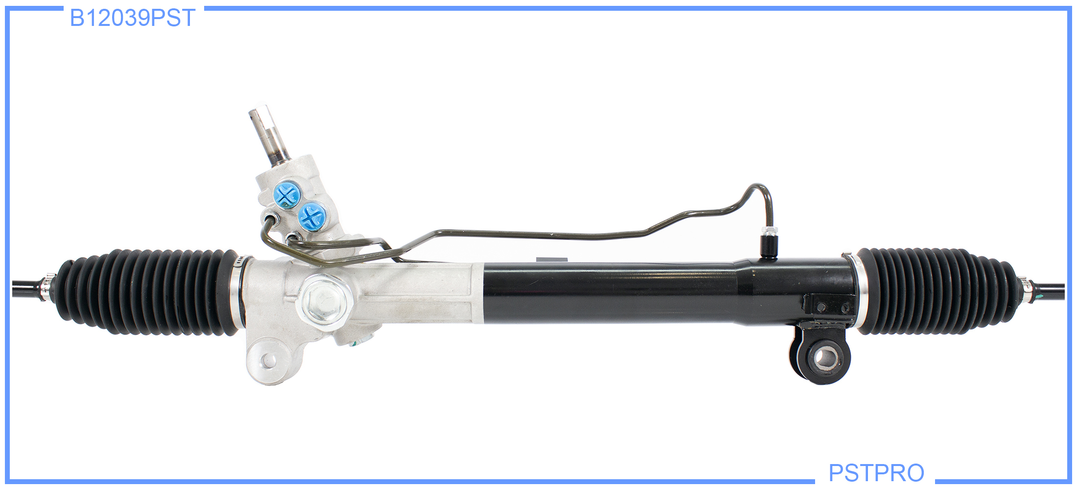 Гидравлическая рулевая рейка Chevrolet Captiva 2012-, OPEL Antara 2012- без сервотроника, с горизонтальным подводом трубок