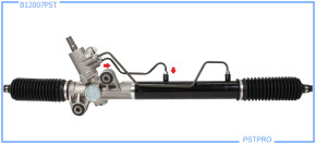 Гидравлическая рулевая рейка Chevrolet Epica (KL1_) 2005-, Chevrolet Evanda 2005- без сервотроника, длина 1325мм