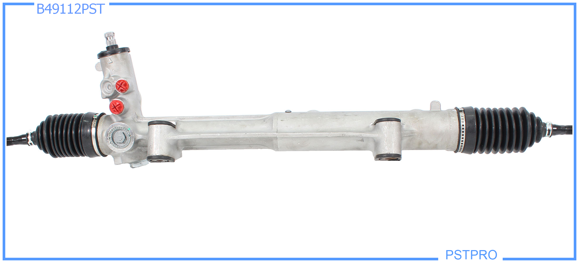 Гидравлическая рулевая рейка Mercedes M W163 2002-2006 без сервотроника, вход/выход M16×1,5/M18×1,5