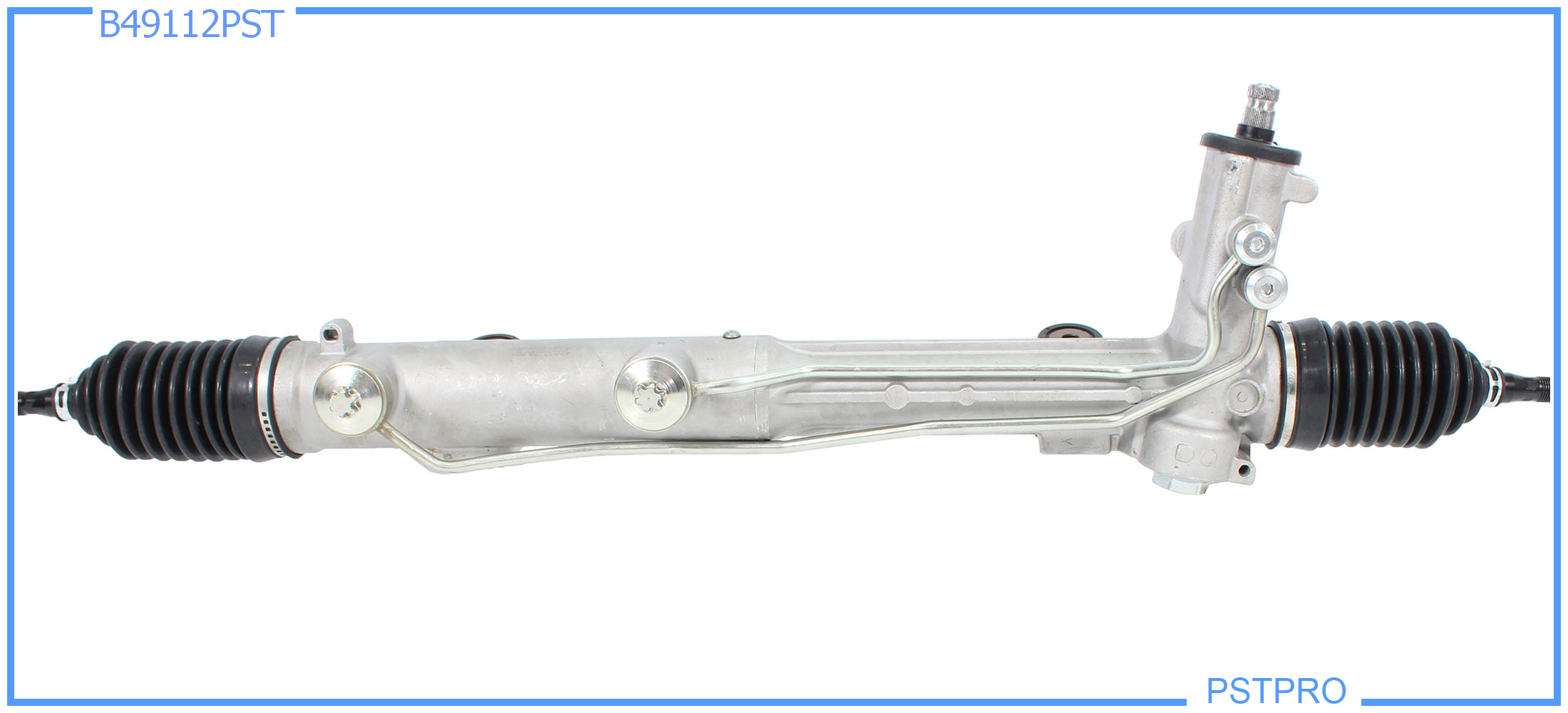 Гидравлическая рулевая рейка Mercedes M W163 2002-2006 без сервотроника, вход/выход M16×1,5/M18×1,5