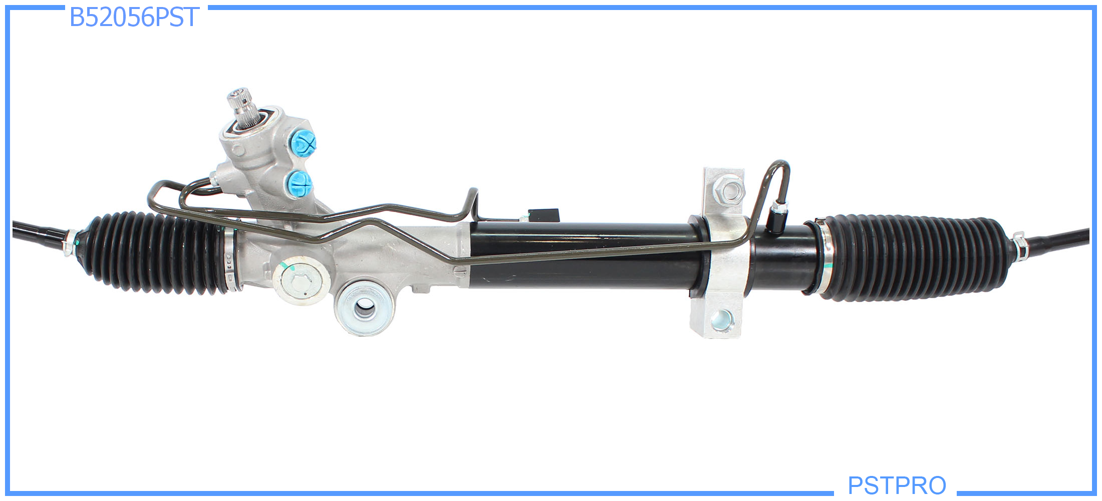 Гидравлическая рулевая рейка Nissan Murano 2002-2008 4WD, резьба тяг под наконечники M14×1,5мм