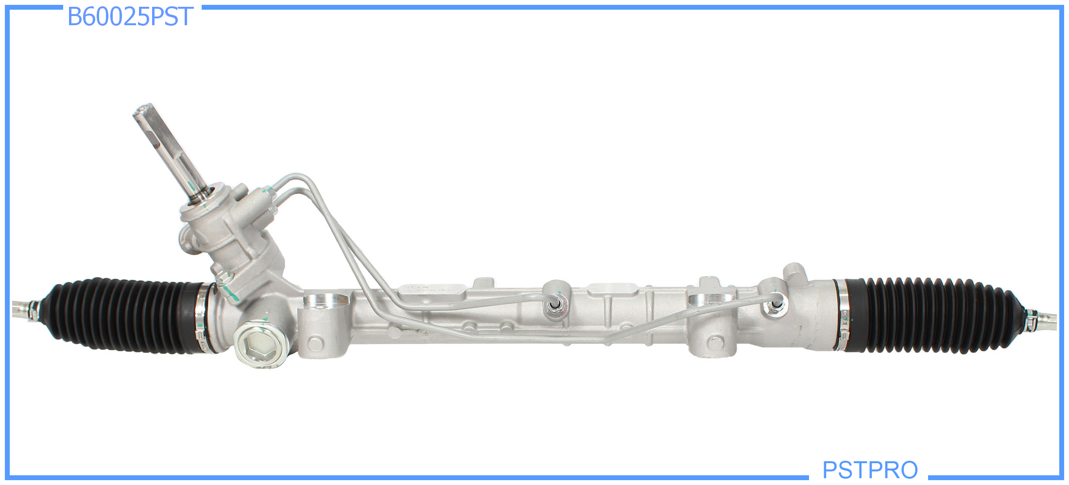 Гидравлическая рулевая рейка Renault Logan NEW / Sandero II 2012-, Lada Xray 2015- с трубками БЕЗ резьбы