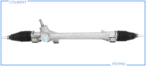 Механическая рулевая рейка Toyota Corolla E120 2002-2006 крепления в сайлентблоке КРУГЛОЙ формы