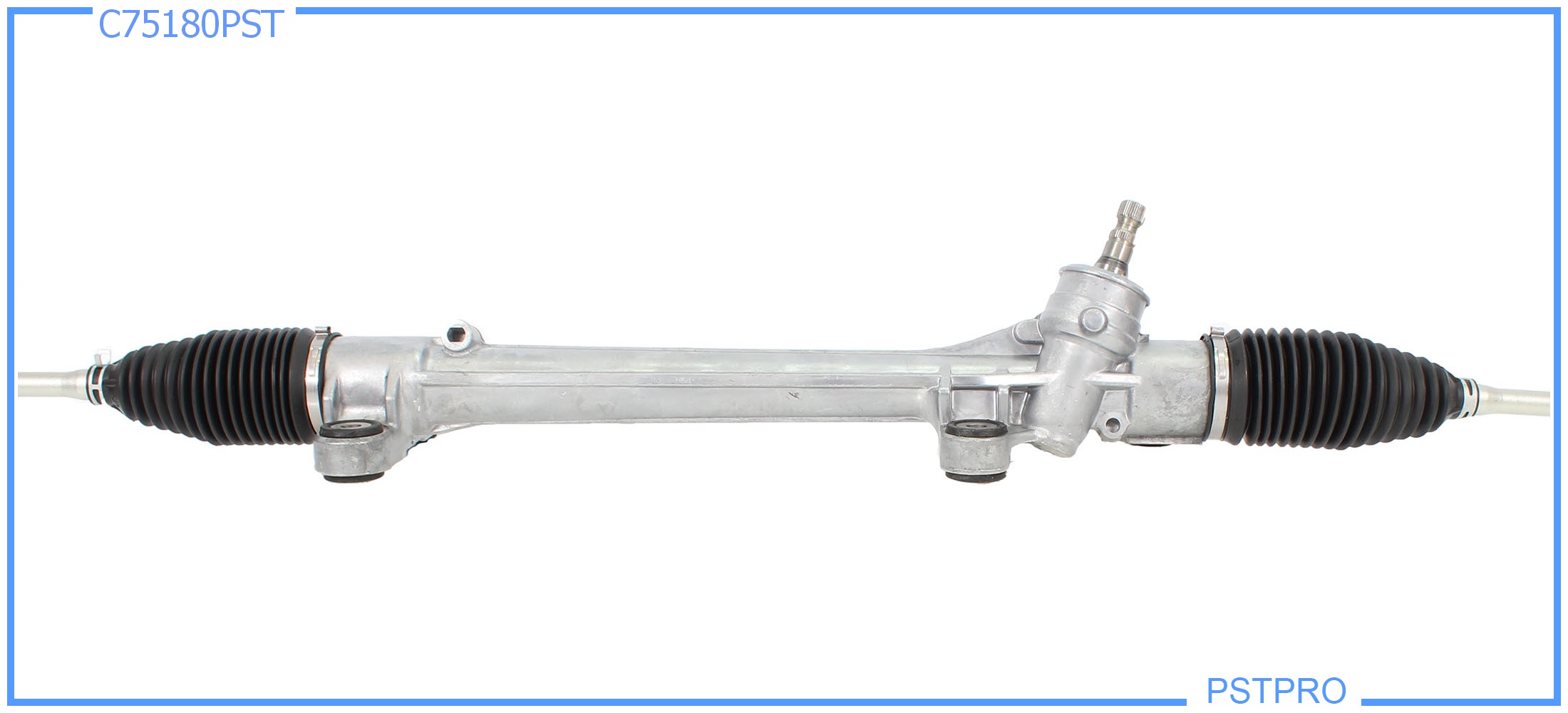 Механическая рулевая рейка Toyota Corolla E120 2002-2006 крепления в сайлентблоке КРУГЛОЙ формы