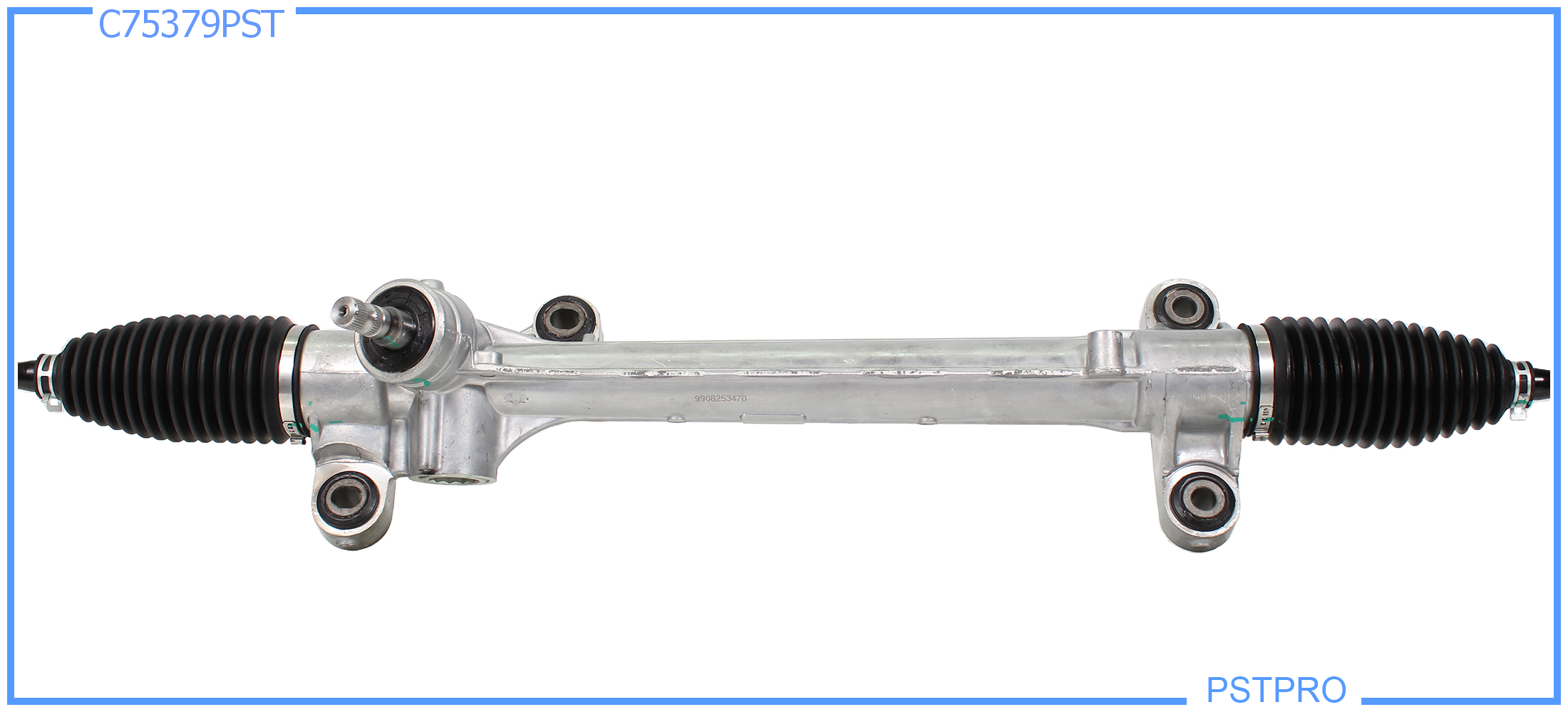 Механическая рулевая рейка Toyota Corolla E120 2002-2006 крепления в сайлентблоке ОВАЛЬНОЙ формы