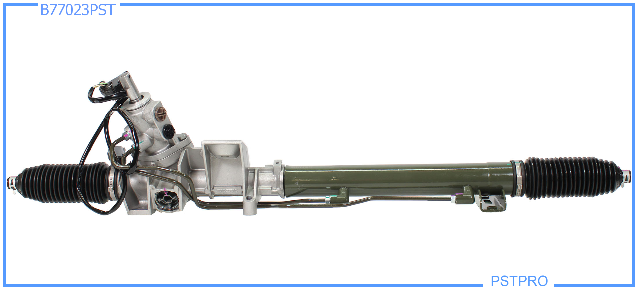 Гидравлическая рулевая рейка Volvo S80 I 1998-2006 с сервотроником (длинный провод)