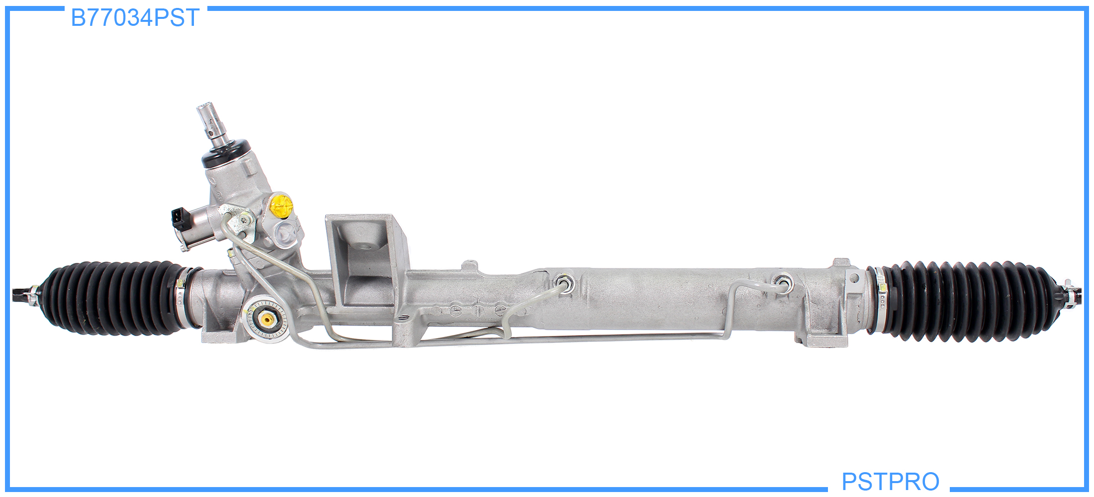 Гидравлическая рейка Volvo XC90 2002-2014 с серв, площадкой крепления подушки и трубками на резьбе