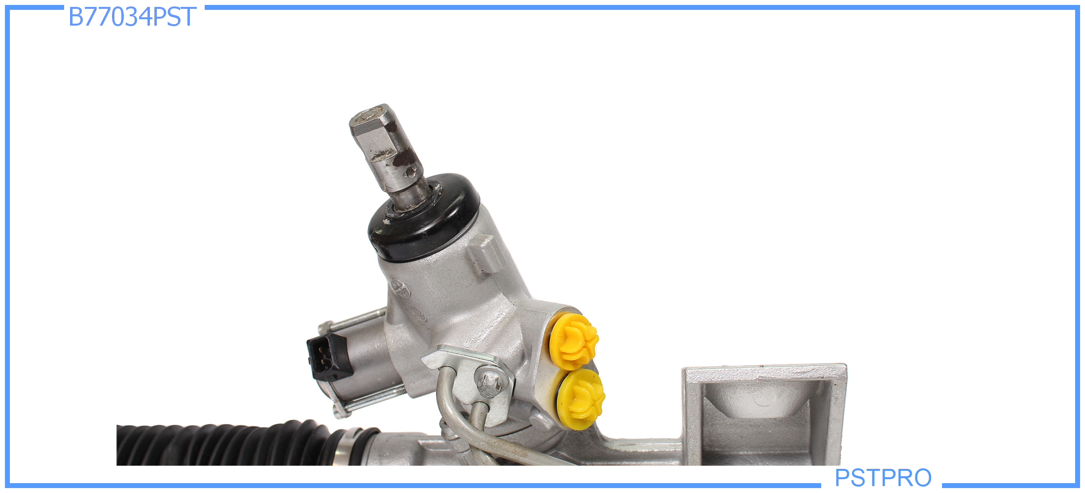 Гидравлическая рейка Volvo XC90 2002-2014 с серв, площадкой крепления подушки и трубками на резьбе