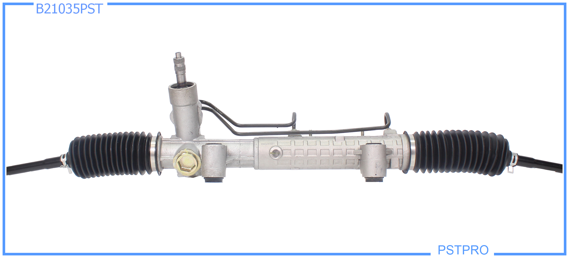 Гидравлическая рулевая рейка Fiat Doblo (119, 223) 2001- с штуцерами вход/выход М14×1,5/М12×1,5, тяга 333мм