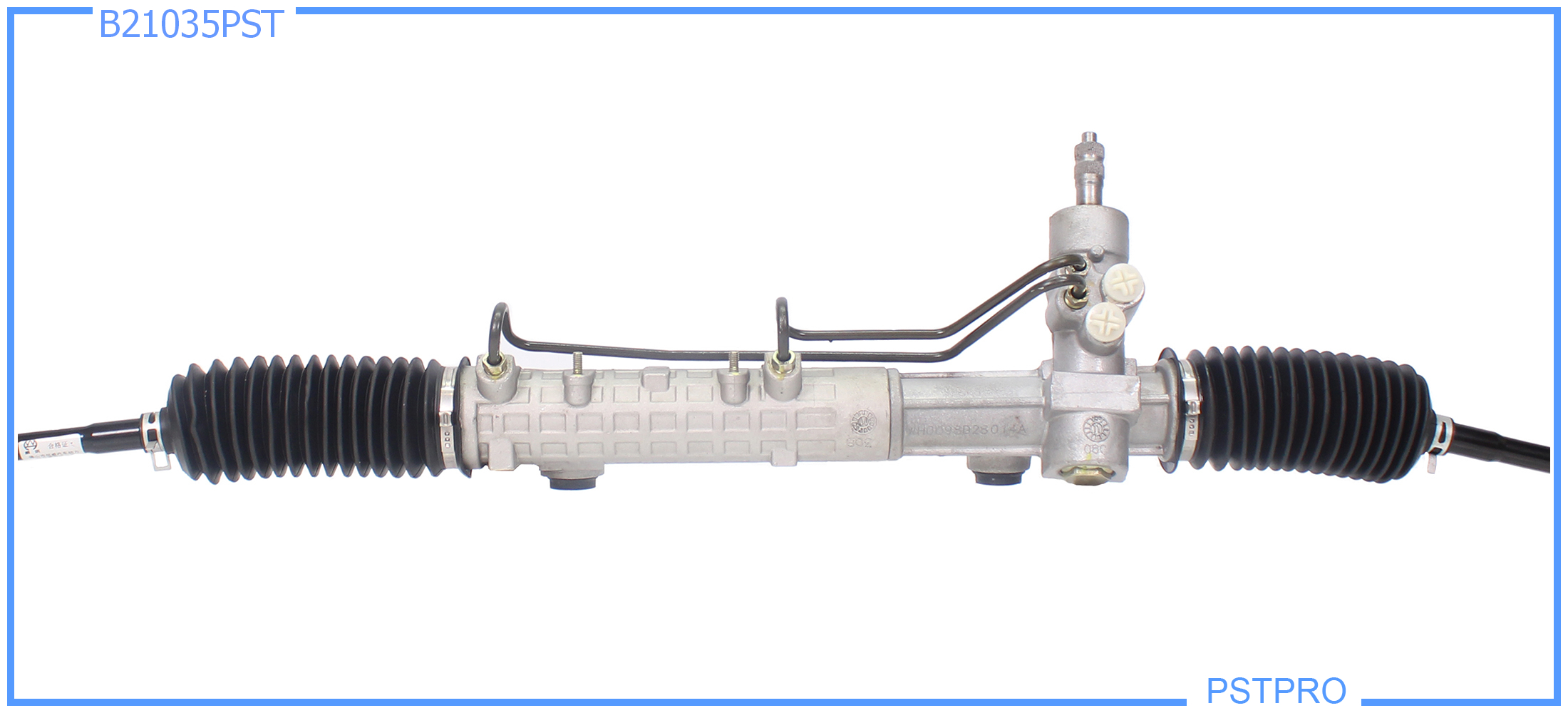 Гидравлическая рулевая рейка Fiat Doblo (119, 223) 2001- с штуцерами вход/выход М14×1,5/М12×1,5, тяга 333мм