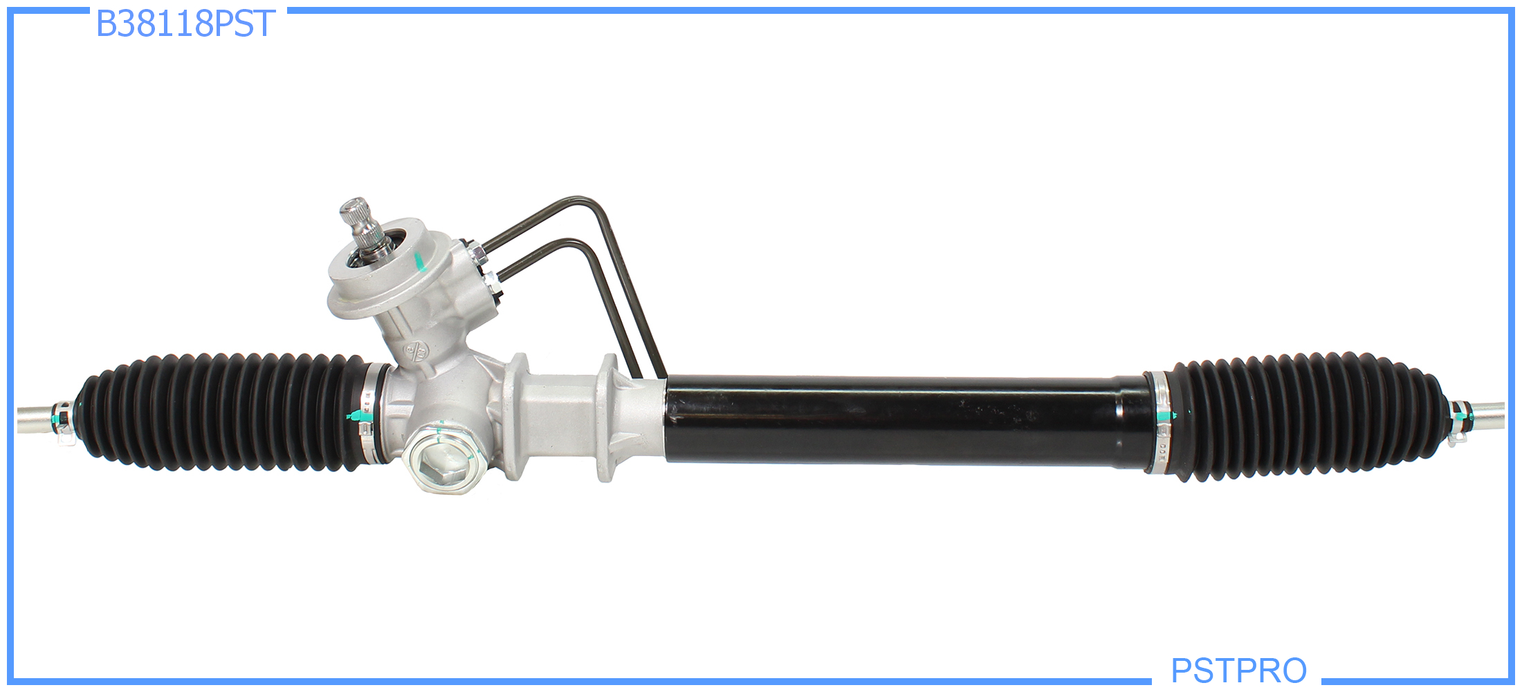 Гидравлическая рулевая рейка KIA Spectra (FB) 2001-2004, KIA Shuma (FB) 1996-2001 крепление хомут