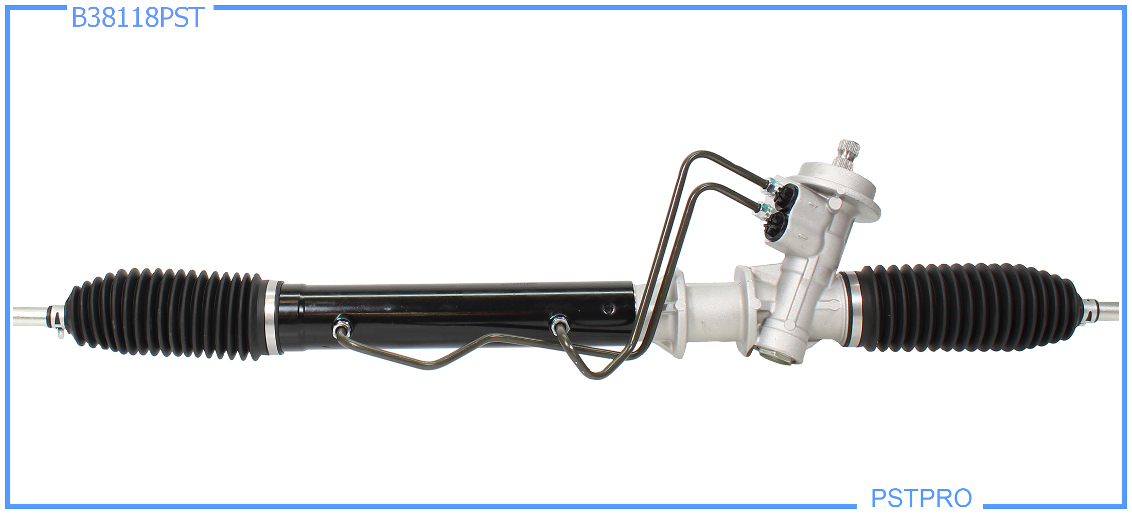 Гидравлическая рулевая рейка KIA Spectra (FB) 2001-2004, KIA Shuma (FB) 1996-2001 крепление хомут