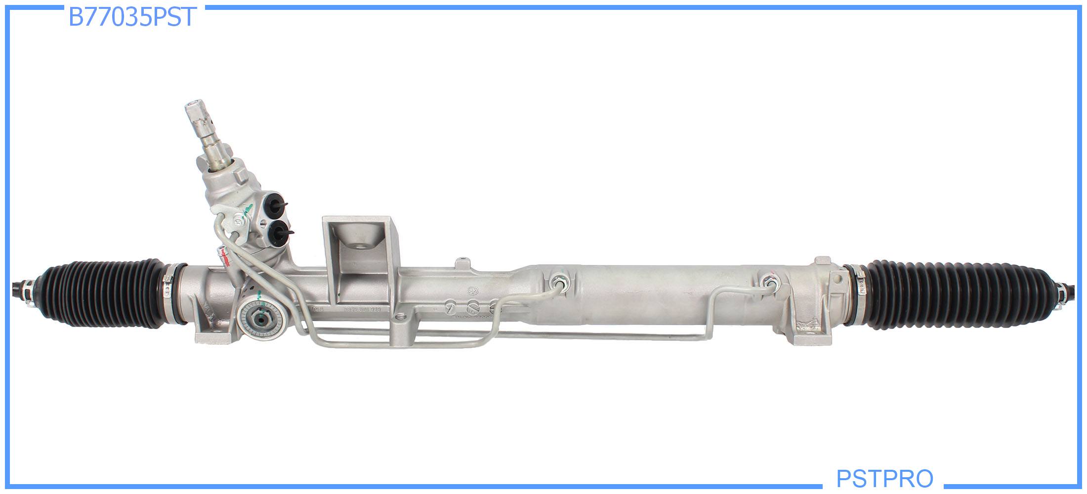 Гидравлическая рулевая рейка Volvo XC90 2002-2014 с площадкой крепления подушки, трубки без резьбы