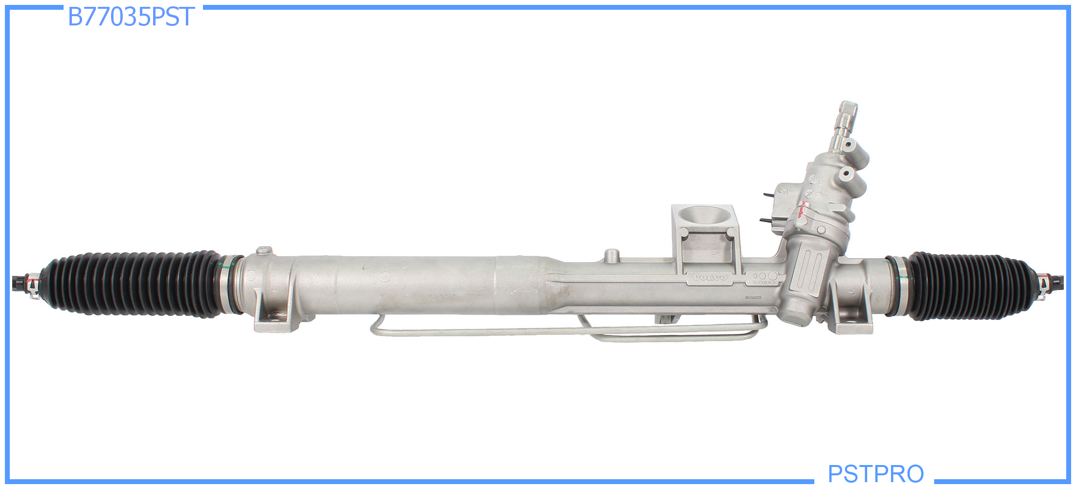 Гидравлическая рулевая рейка Volvo XC90 2002-2014 с площадкой крепления подушки, трубки без резьбы