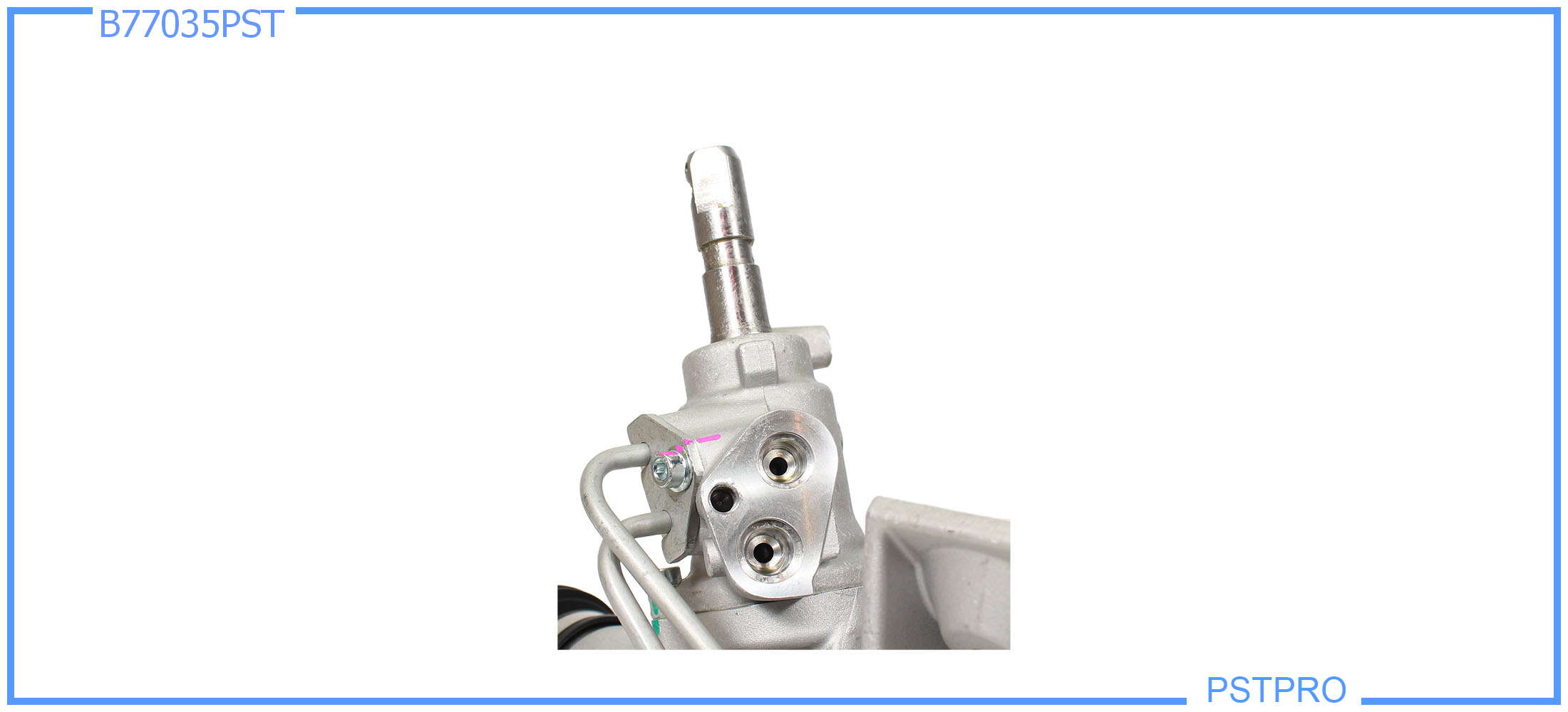 Гидравлическая рулевая рейка Volvo XC90 2002-2014 с площадкой крепления подушки, трубки без резьбы