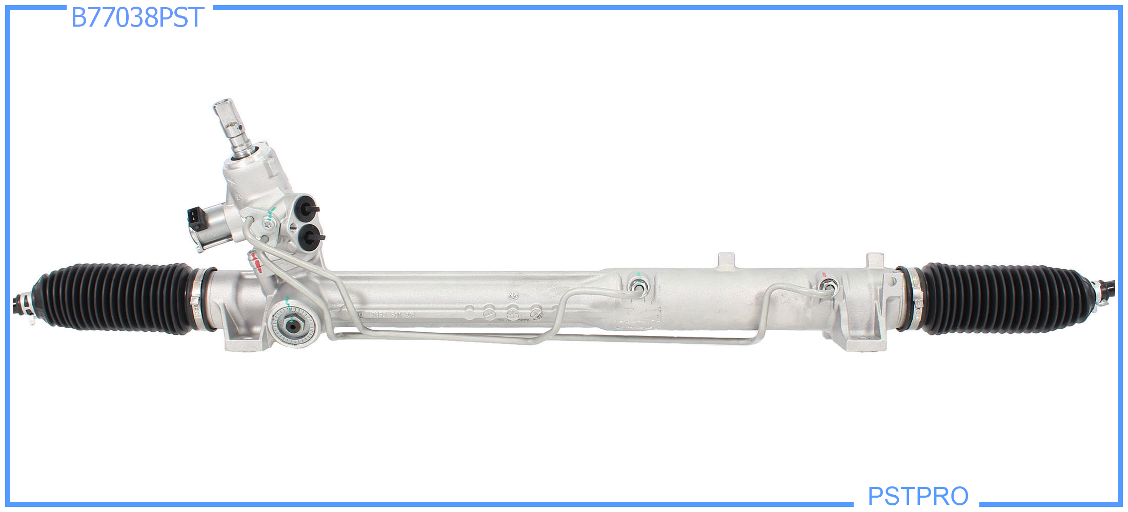 Гидравлическая рейка Volvo XC90 2002-2014 с серв, без площадки крепления подушки, трубки без резьбы