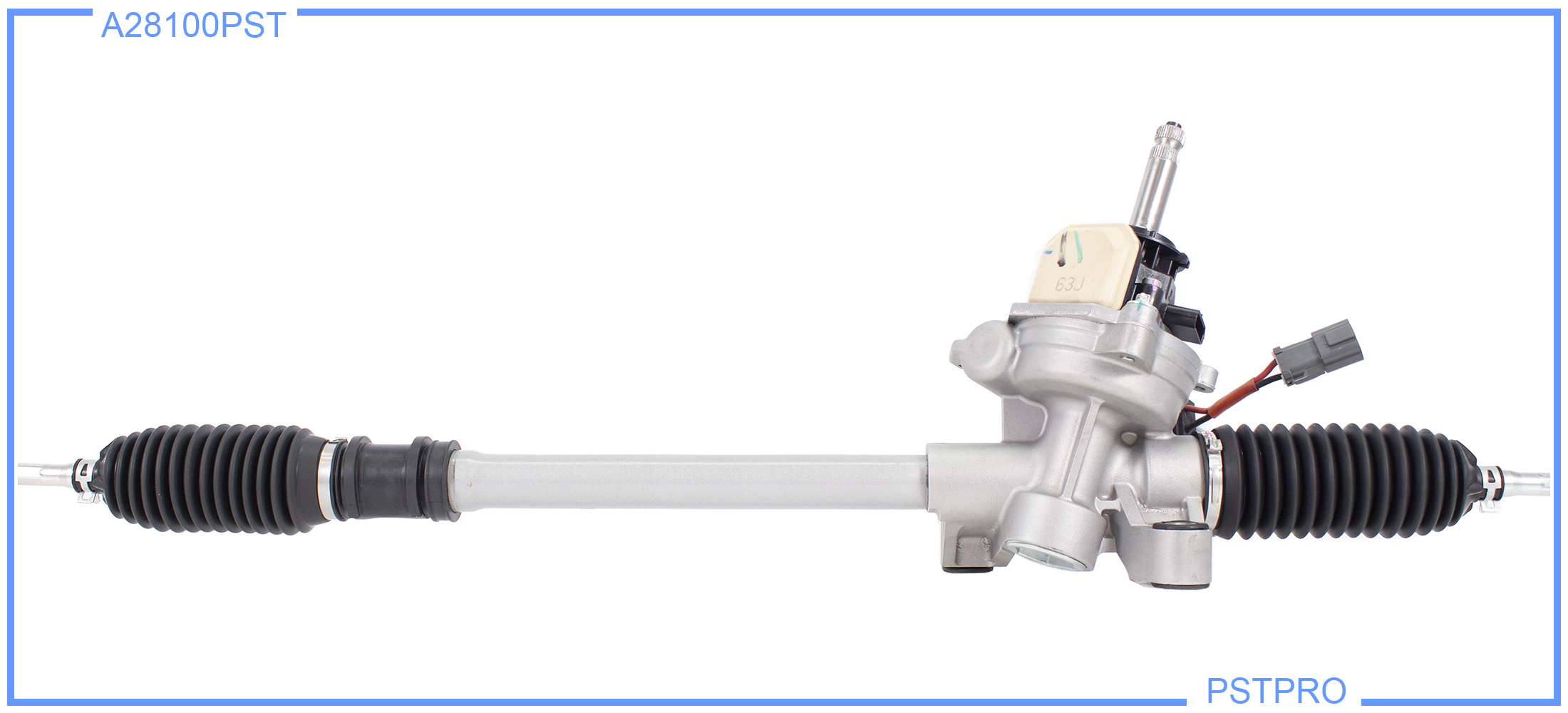 Электрическая рулевая рейка Honda Jazz (GD) 2002-2010 с ДОПОЛНИТЕЛЬНОЙ ПЛАСТМАССОВОЙ крышкой датчика