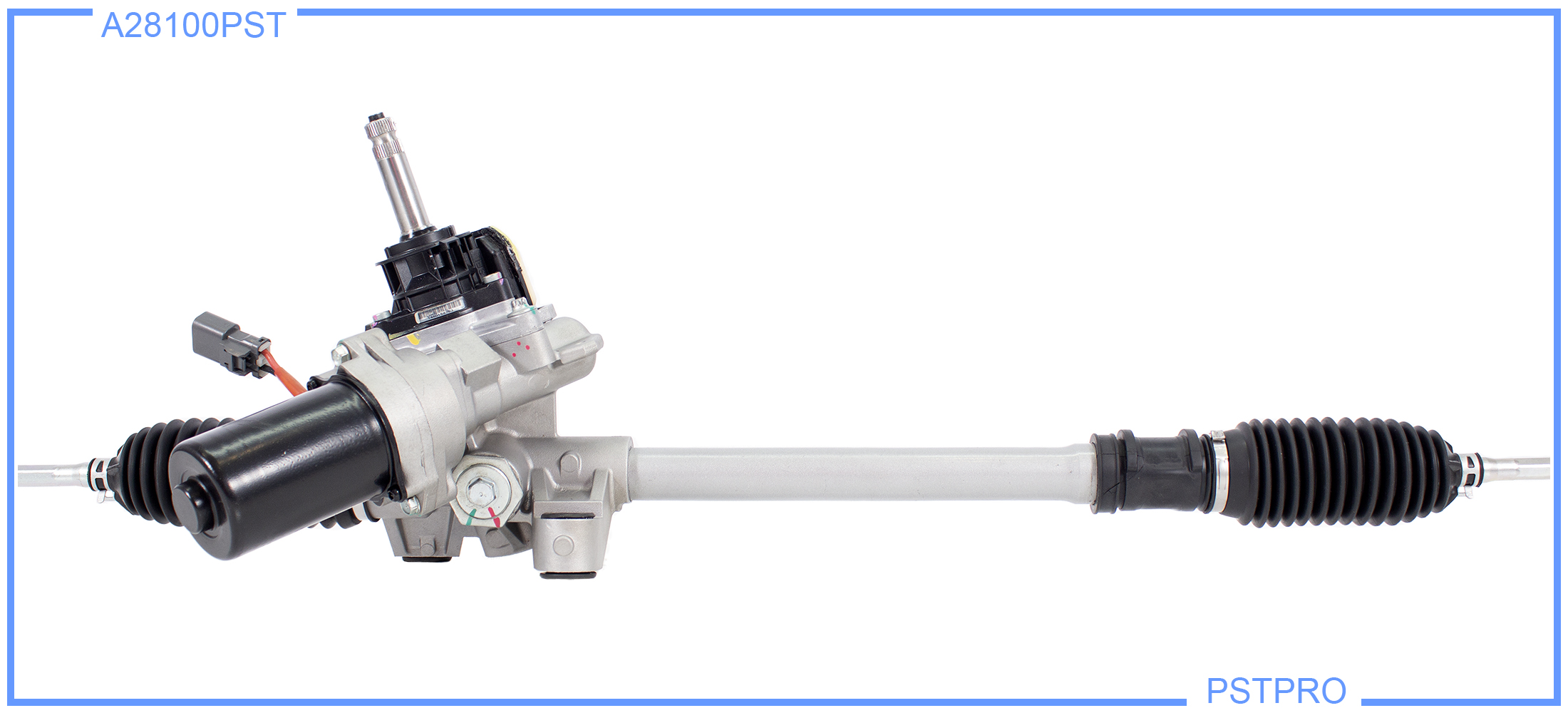 Электрическая рулевая рейка Honda Jazz (GD) 2002-2010 с ДОПОЛНИТЕЛЬНОЙ ПЛАСТМАССОВОЙ крышкой датчика