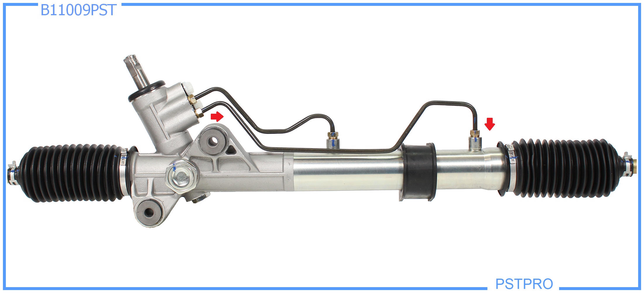 Гидравлическая рулевая рейка Chery CROSSEASTAR 2008-, Chery New Crossover 2008-, Chery EASTAR 2003- длина рейки в сборе 1260мм