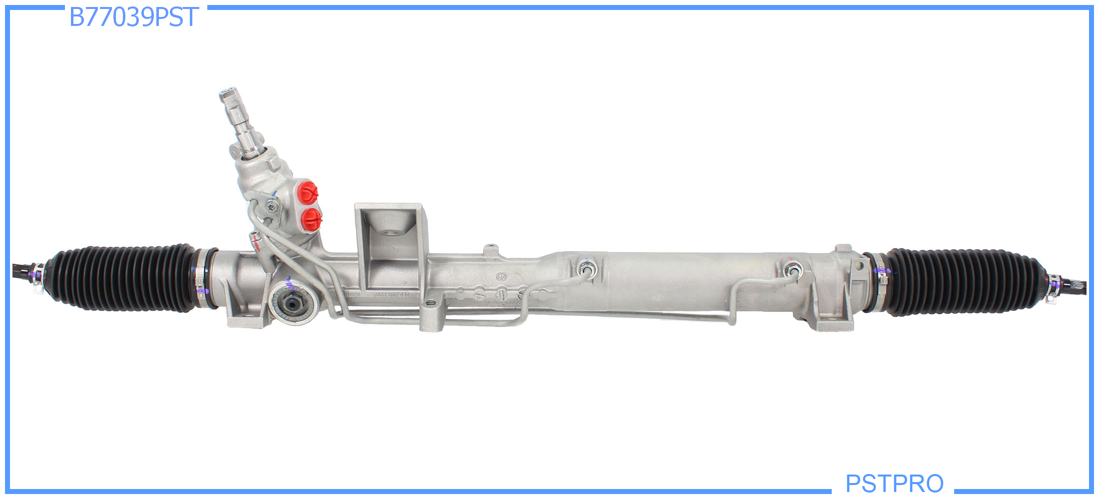 Гидравлическая рулевая рейка Volvo XC90 2002-2014 с площадкой крепления подушки, трубки на резьбе